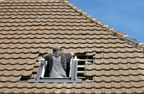 Pose de velux - Plusquellec